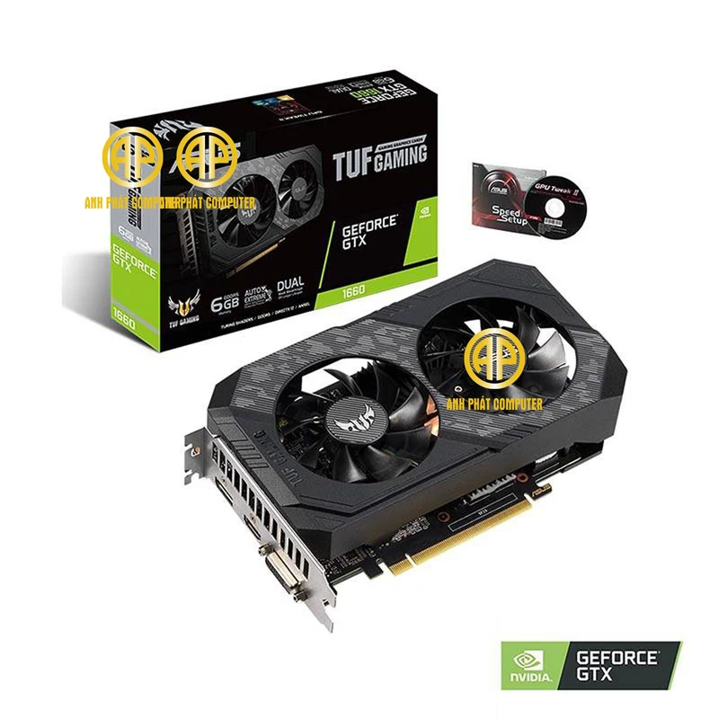 Card màn hình cũ ASUS GTX 1660 6GB GDDR5 TUF