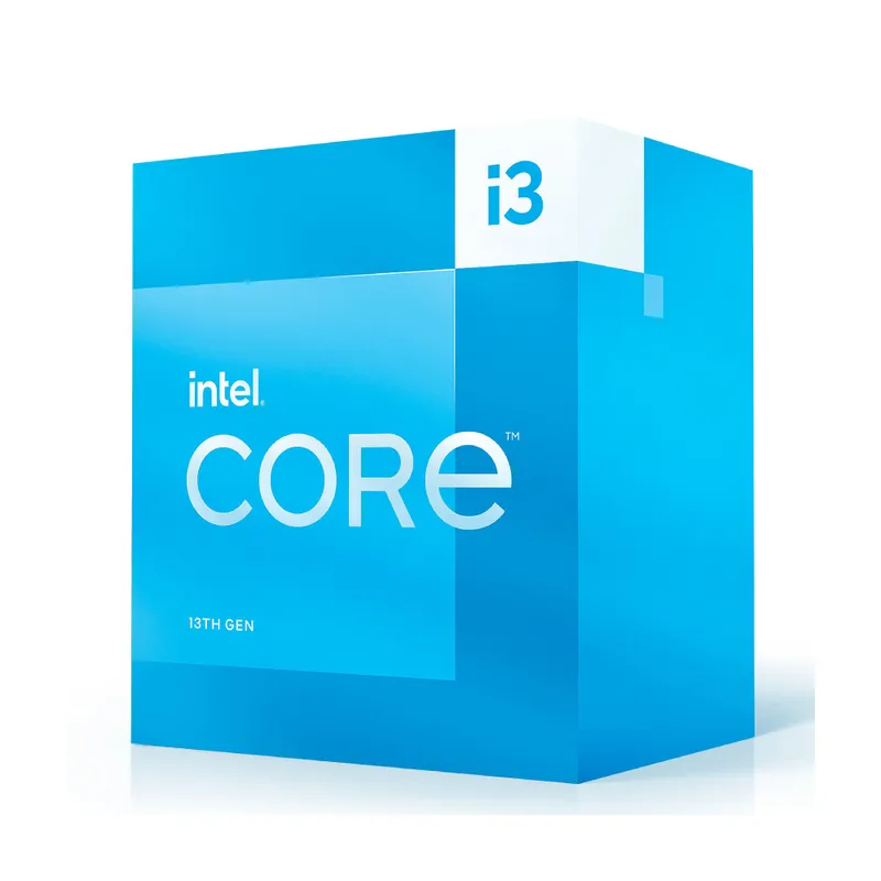 CPU Intel i3-13100F Box chính hãng (up to 4.5Ghz, 4 nhân 8 luồng, 12MB Cache, 65W) - Socket Intel LGA 1700/Raptor Lake) 