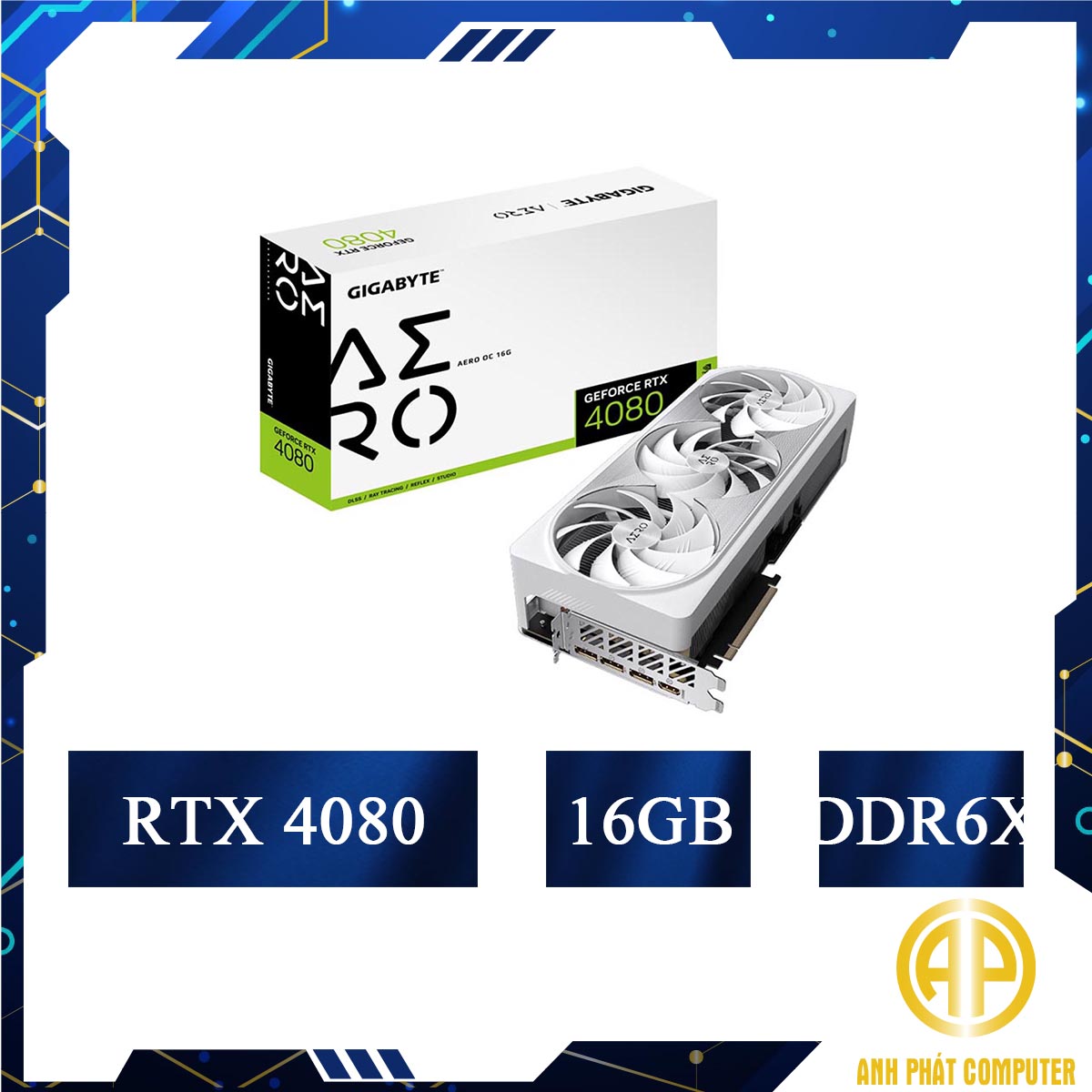 Card màn hình Gigabyte RTX 4080 AERO OC-16GD