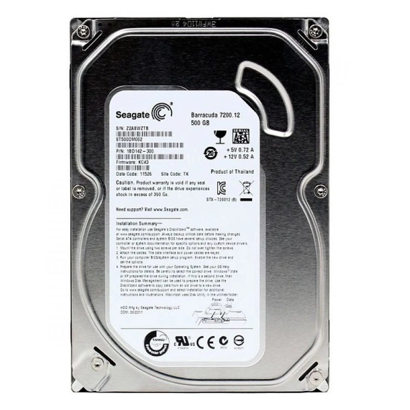 Ổ cứng HDD Seagate HDD 500Gb cũ