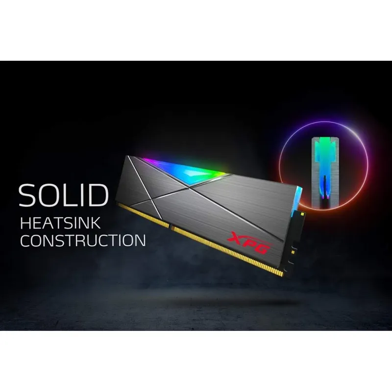 RAM ADATA XPG D50 DDR4 16GB 3200 GREY RGB AX4U3200716G16A-ST50