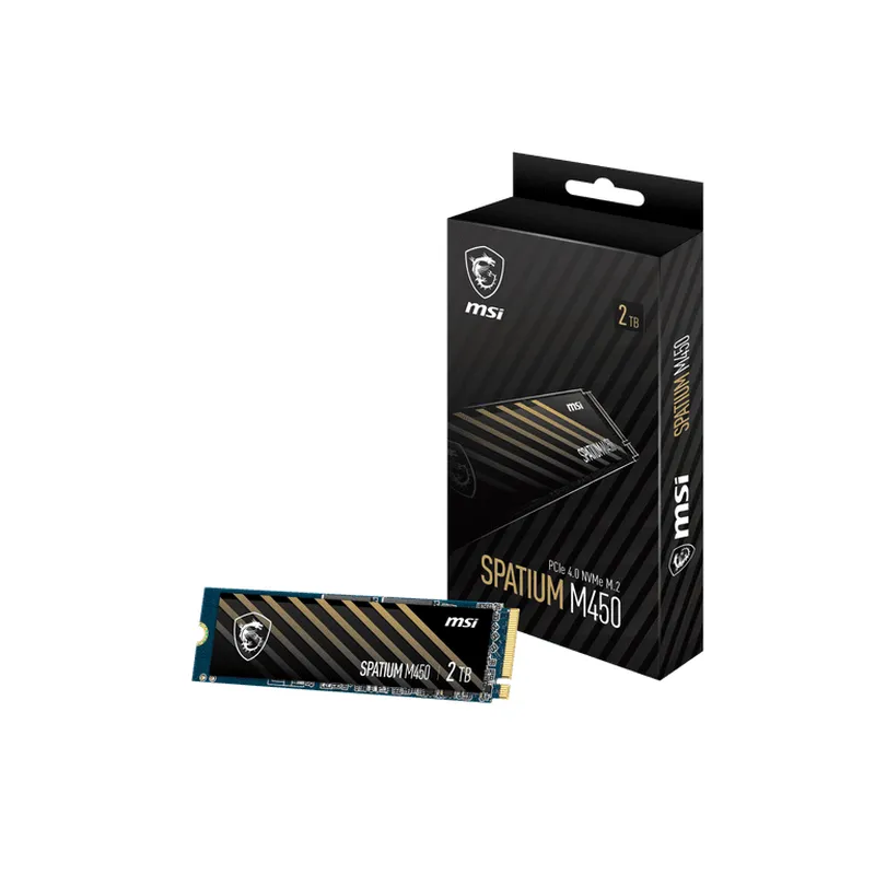 Ổ cứng SSD MSI Spatium M450 500GB | PCIe 4.0, NVMe M.2, PCI Express 4.0