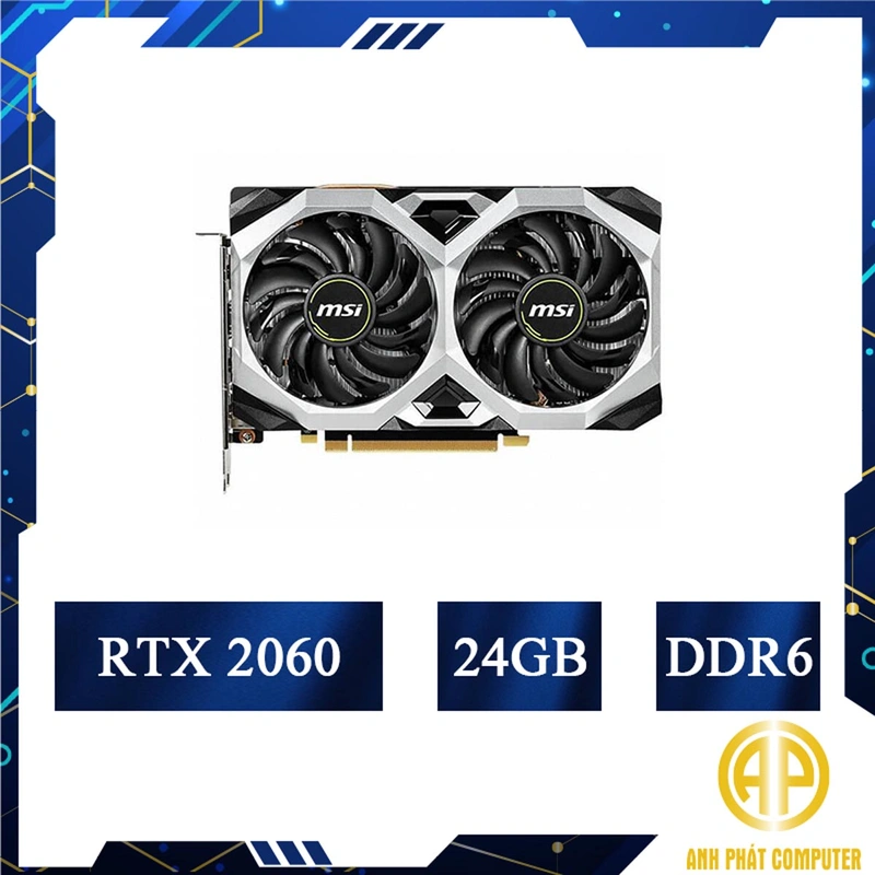 Card màn hình cũ MSI RTX 2060 VENTUS XS C 6G OCV1