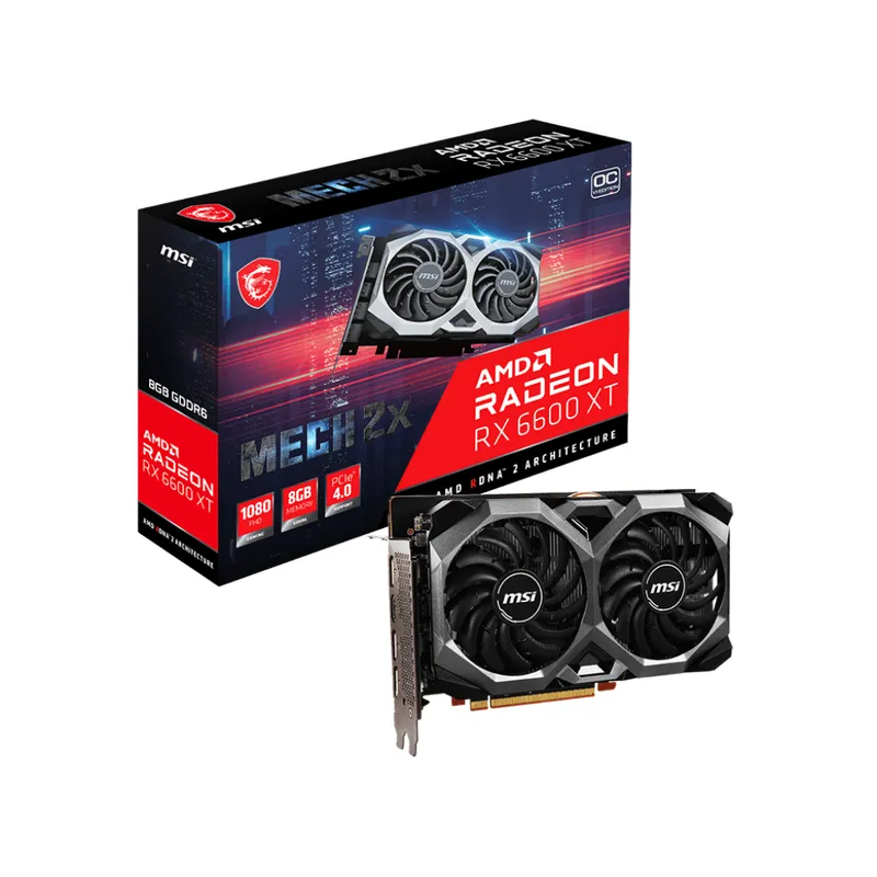 Card màn hình cũ MSI RX 6600 XT MECH 2X 8G OCV1