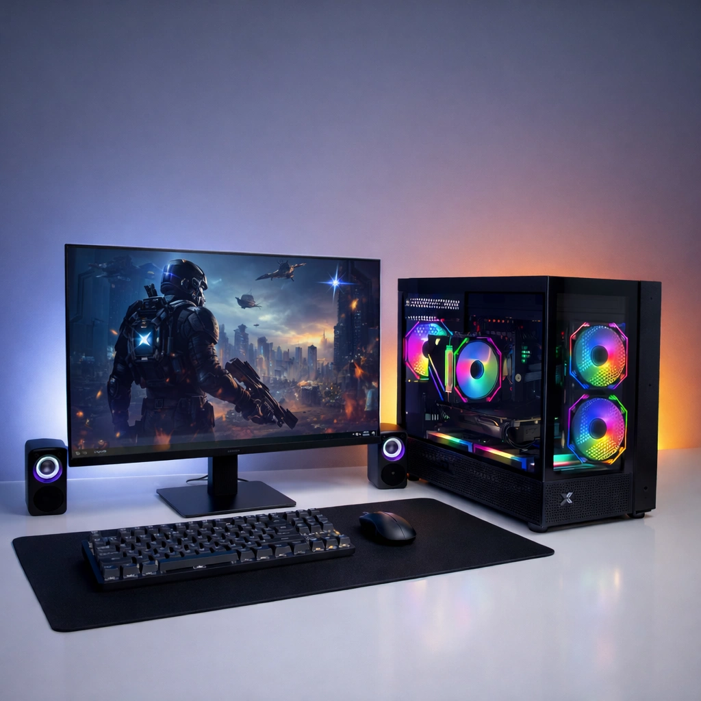 PC Gaming i5 13400F | RTX 2060 Super 8GB Cũ | RAM 16GB | SSD NVMe 512GB | Màu Đen | Kèm Màn 24 inch