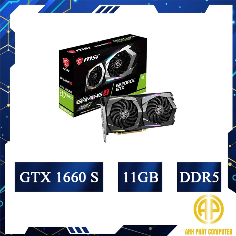 Card màn hình cũ Msi Gtx 1660 Super Gaming X