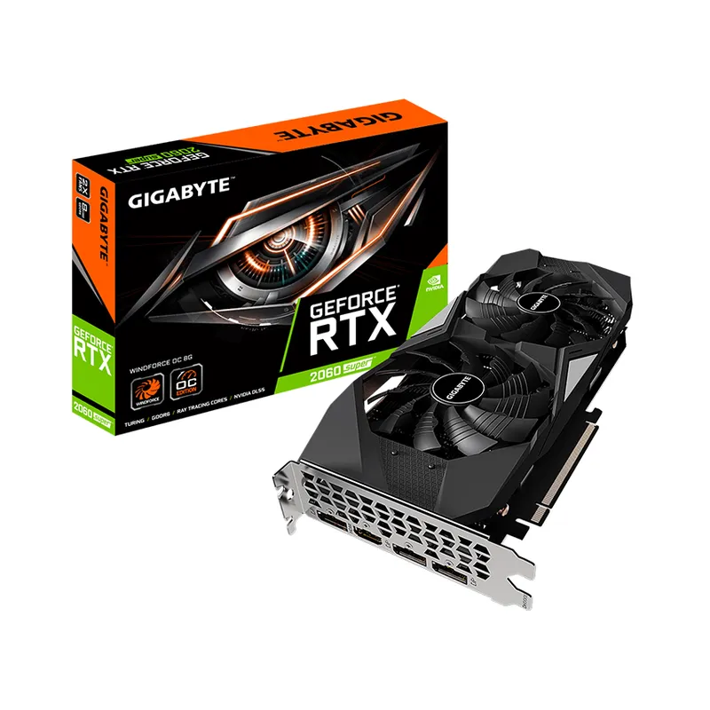 Card màn hình cũ GIGABYTE RTX 2060 Super 8GB Windforce OC 2 Fan
