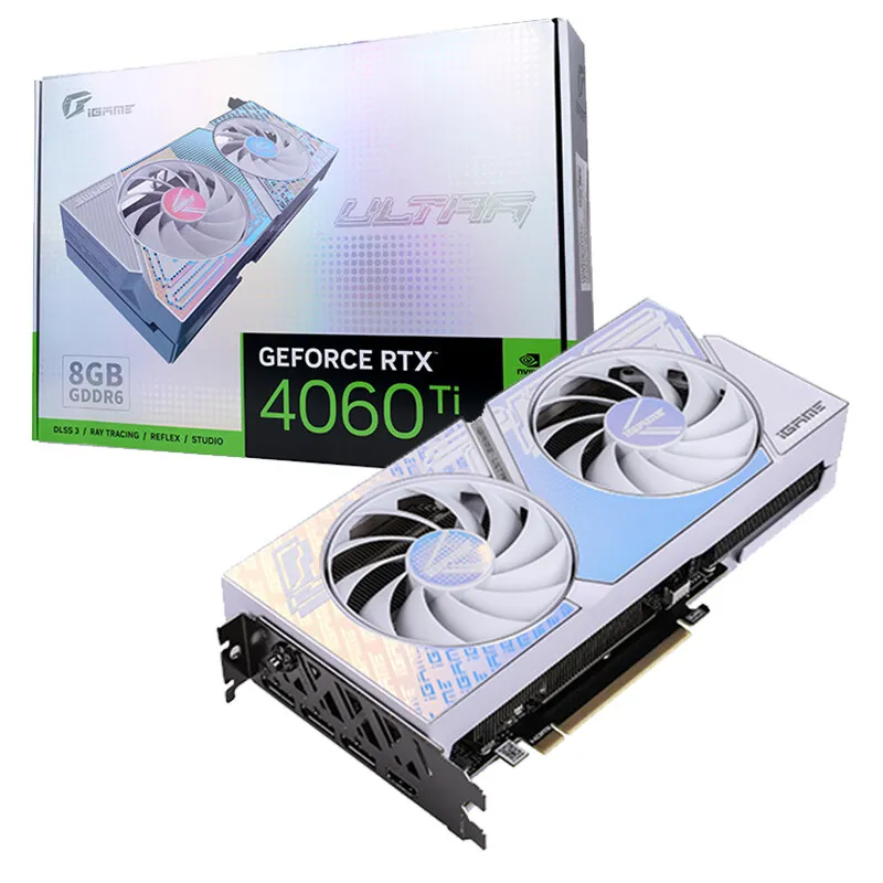 Card Màn Hình Colorful RTX 4060 Ti Ultra W DUO OC 8GB-V 2FAN