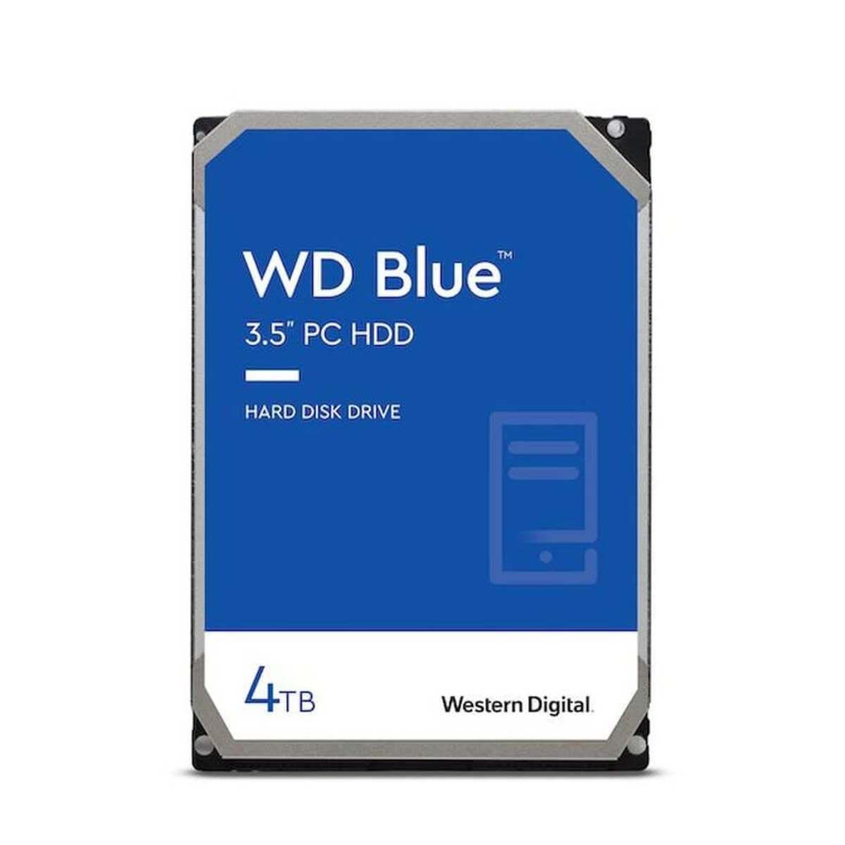 Ổ cứng HDD WD Blue 4TB 3.5" SATA 3/256MB Cache/ 5400RPM (Màu xanh) WD40EZAX