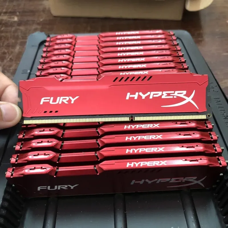 Ram Máy Bộ Up tản Kingston Hyper fury Đỏ DDR3 8G 1600