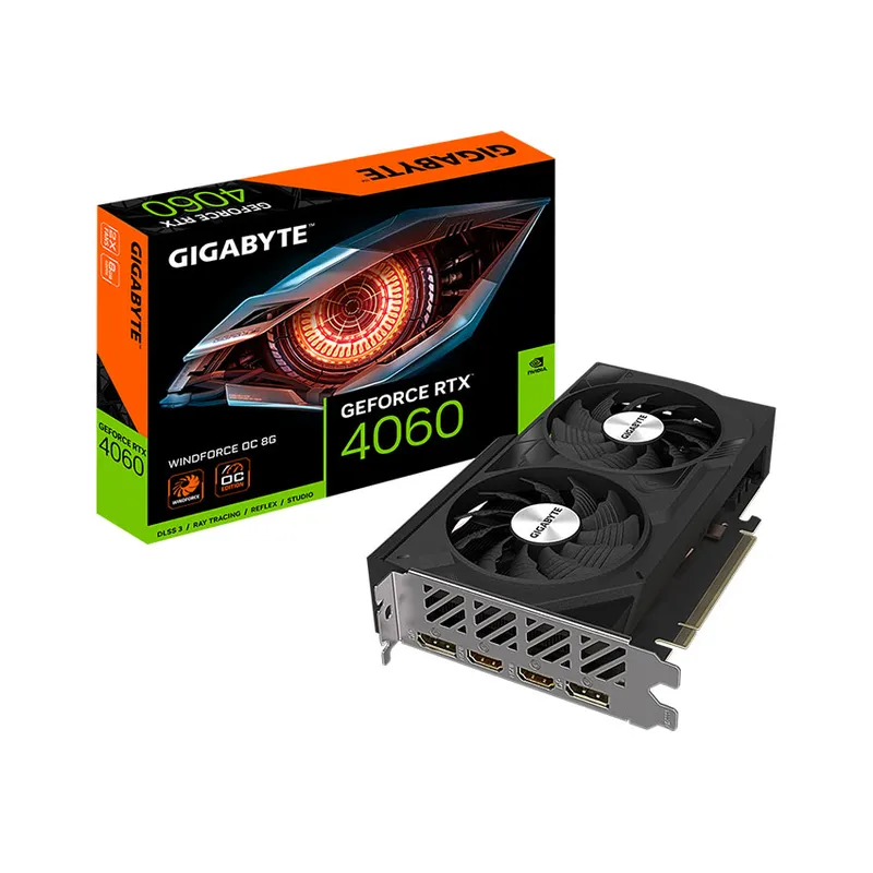 Card Màn Hình GIGABYTE RTX 4060 WINDFORCE OC 8G
