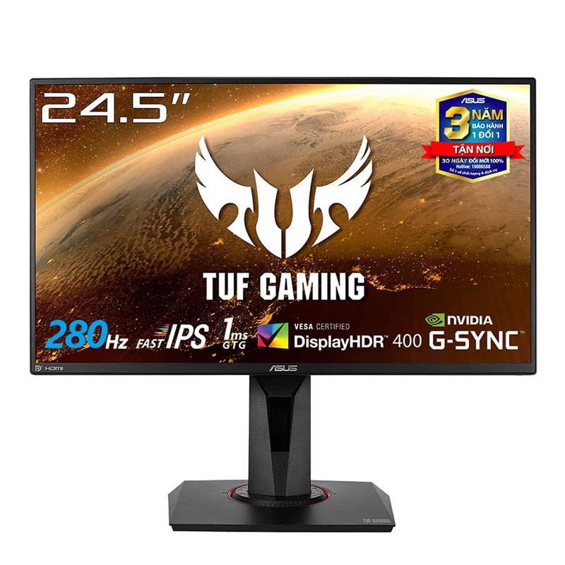 Màn hình Máy Tính Cũ Asus VG259QM TUF Gaming 25 inch FHD IPS 280Hz 1ms HDR G-Sync