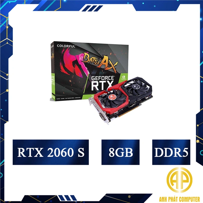 Card màn hình cũ Colorful RTX 2060 Super 8G-V