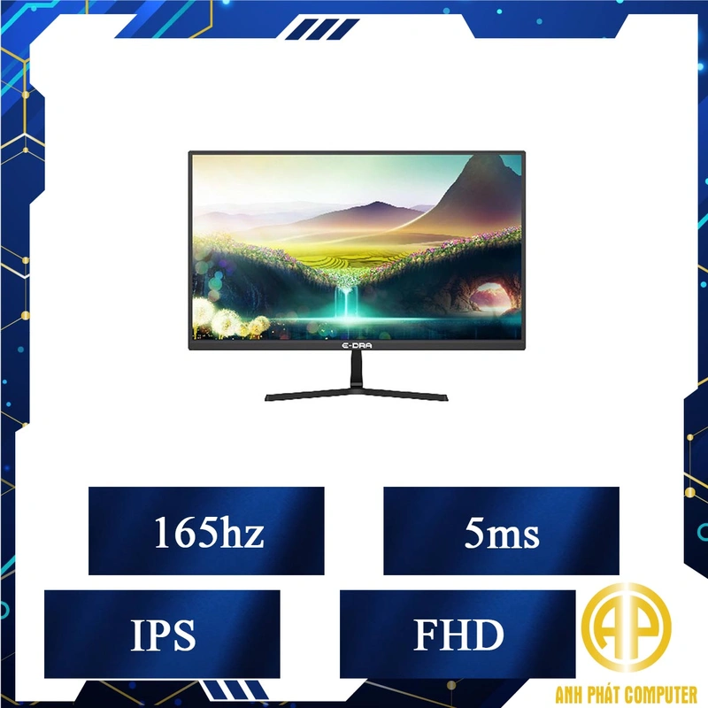 Màn hình máy tính Gaming Edra EGM27F3PR (27 inch/FHD/IPS/180Hz/0.5ms)