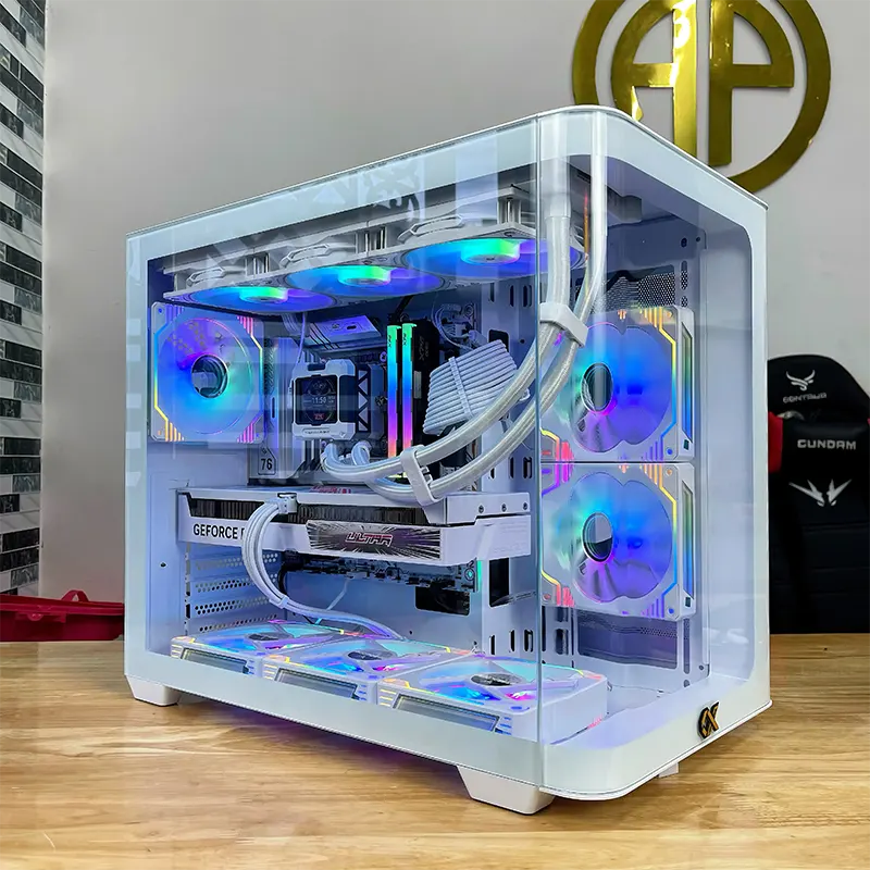 Pc Gaming Bể Cá Trắng B760M I5 13400F 16GB RTX 5060 Ti ( All New)