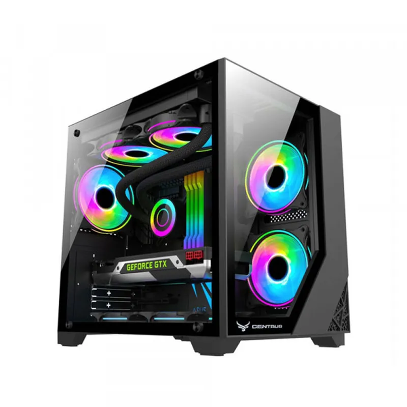 Vỏ Case Centaur Titan (Micro-ATX, Đen, Chưa Gồm Fan)