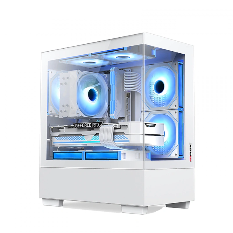 Vỏ Case Magic MIX-Tower (M-ATX, Trắng, Chưa Gồm Fan)