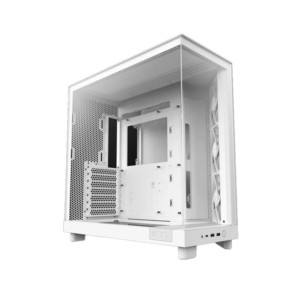 Vỏ Case NZXT H6 FLOW ALL WHITE (ATX/Mid Tower/Màu Trắng)