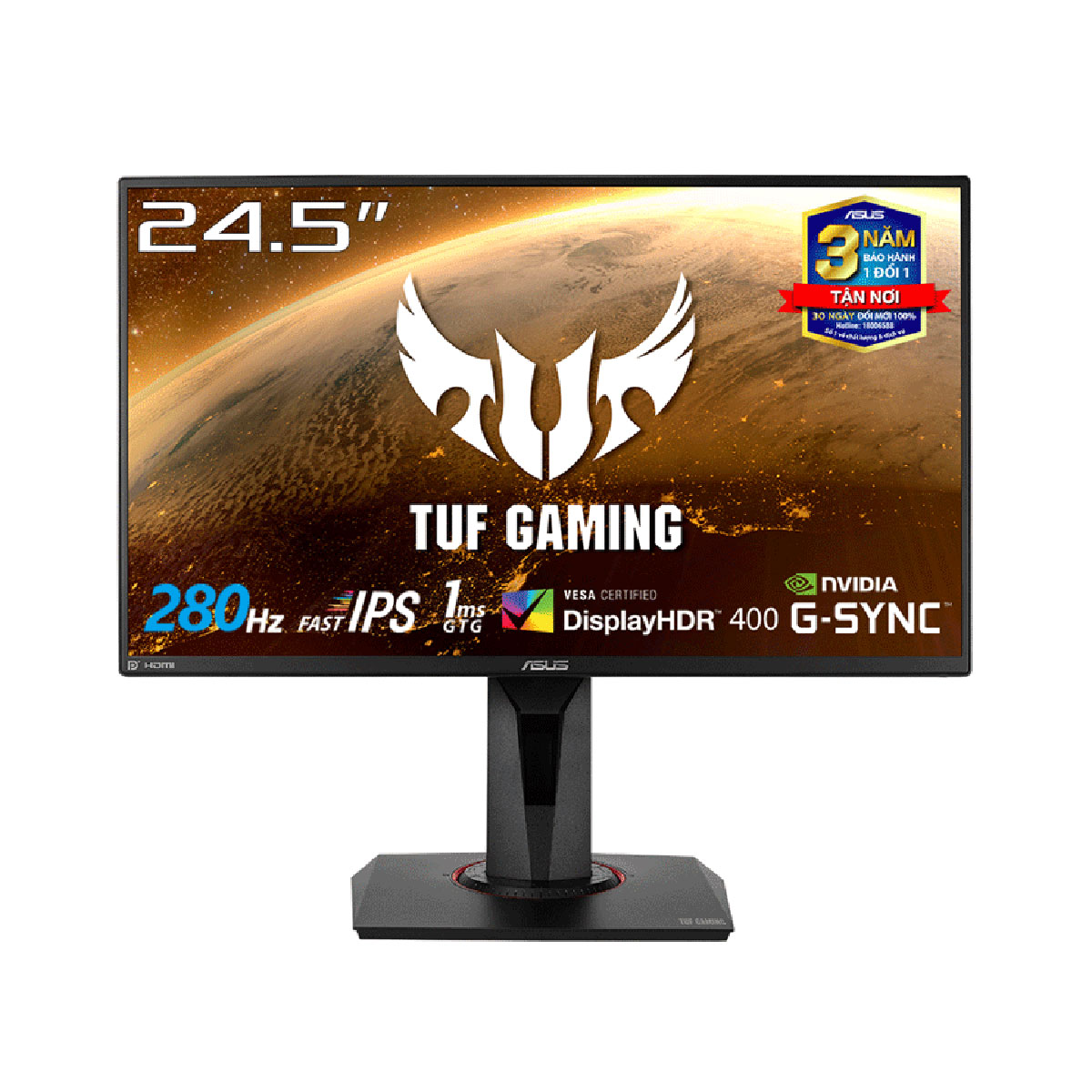 Màn hình máy tính Gaming Asus TUF VG259QM (24.5 inch/FHD/Fast IPS/280Hz/1ms)