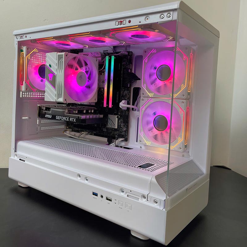 Pc Gaming Bể Cá Trắng B760M I5 14600K 16GB RTX 5060 Ti ( All New)