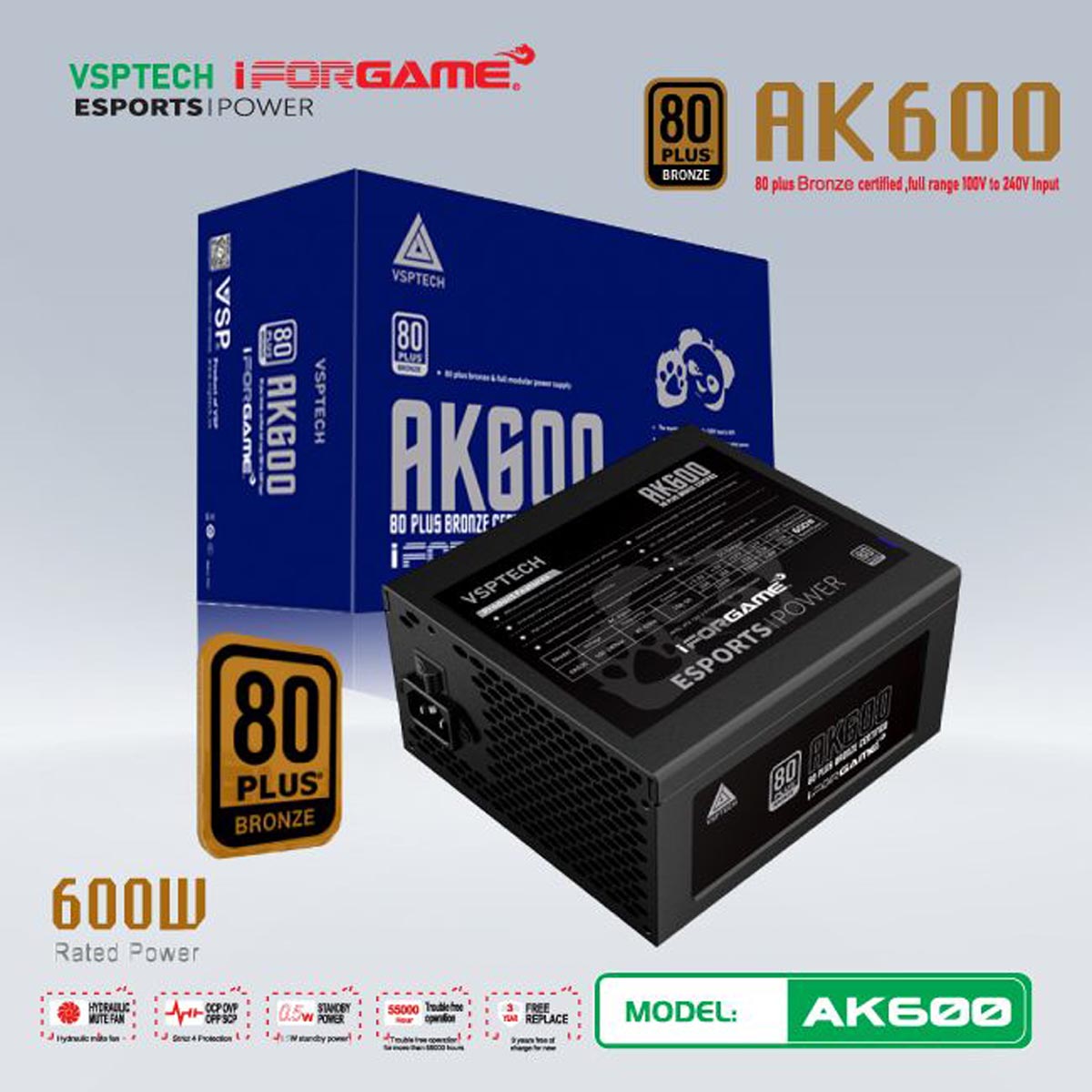 Nguồn máy tính VSP AK600