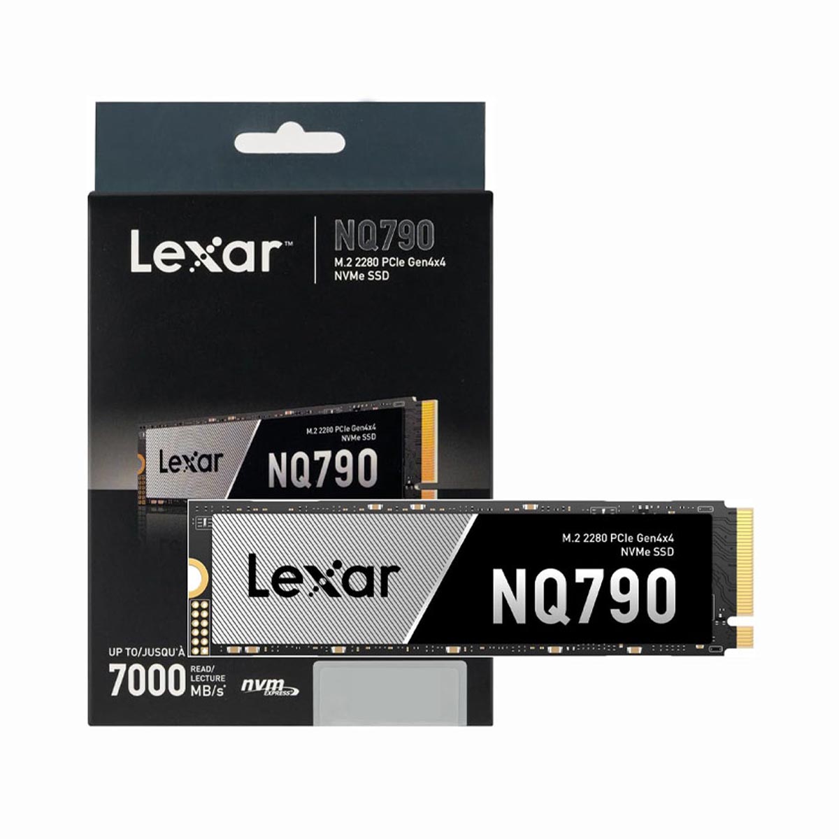 Ổ cứng SSD Lexar NQ790 2TB M.2 2280 PCIe 4x4 (Đọc 700MB/s - Ghi 6000MB/s) - (LNQ790X002T-RNNNG)