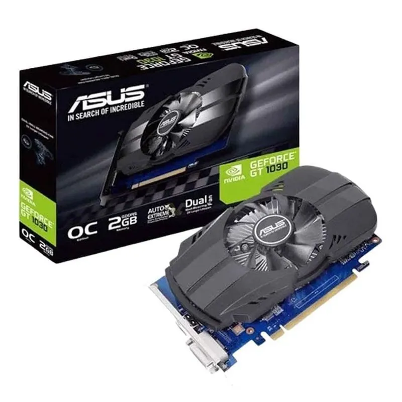 Card màn hình ASUS PH-GT1030-O2G (2GB GDDR5, 64-bit, DVI+HDMI)