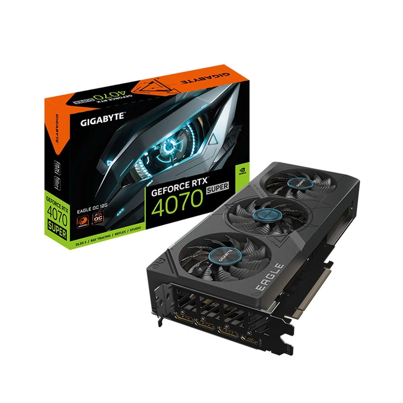 Card màn hình GIGABYTE RTX 4070 SUPER EAGLE OC 12G (GV-N407SEAGLE OC-12GD)
