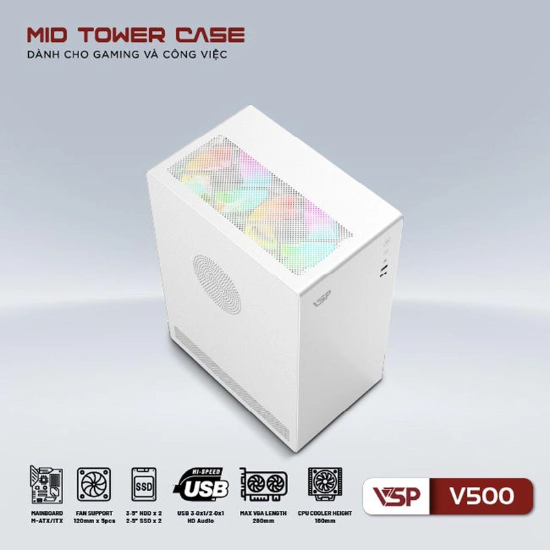 Vỏ Case VSP V500 Trắng