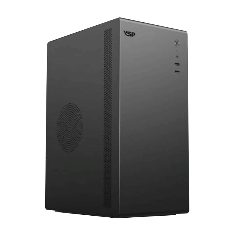 Vỏ Case VSP V200 (ATX, Đen, Chưa Gồm Fan)