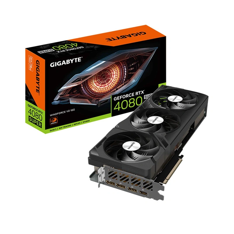 Card màn hình GIGABYTE RTX 4080 SUPER WINDFORCE V2-16G