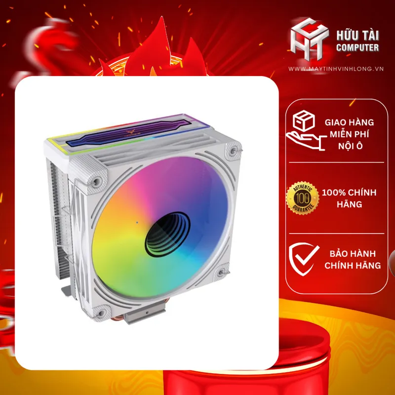 Tản nhiệt KHÍ CENTAUR CT-X9000 WHITE RGB VÔ CỰC