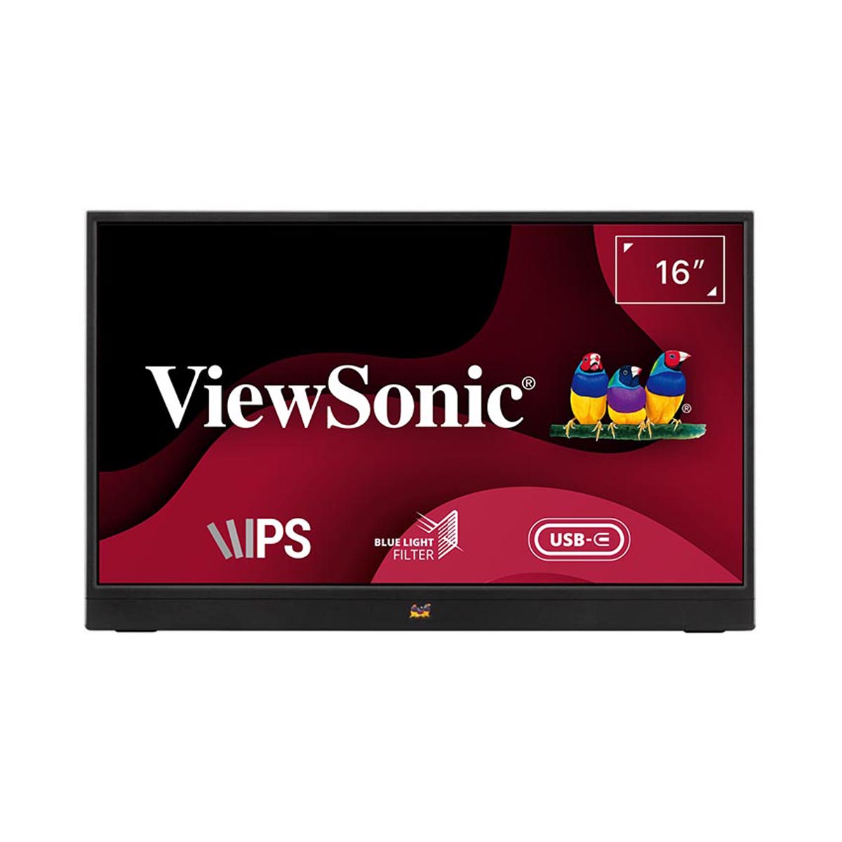 Màn hình máy tính di động Viewsonic VA1655 (15.6inch/FHD/IPS/60Hz/5ms/250nits/HDMImini+USBC+Audio+Joykey)