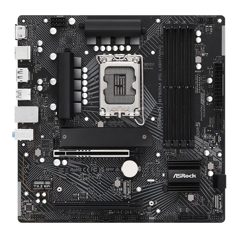 Mainboard ASRock B760M PG Lightning | Intel B760, Socket 1700, Micro ATX, 4 khe DDR5