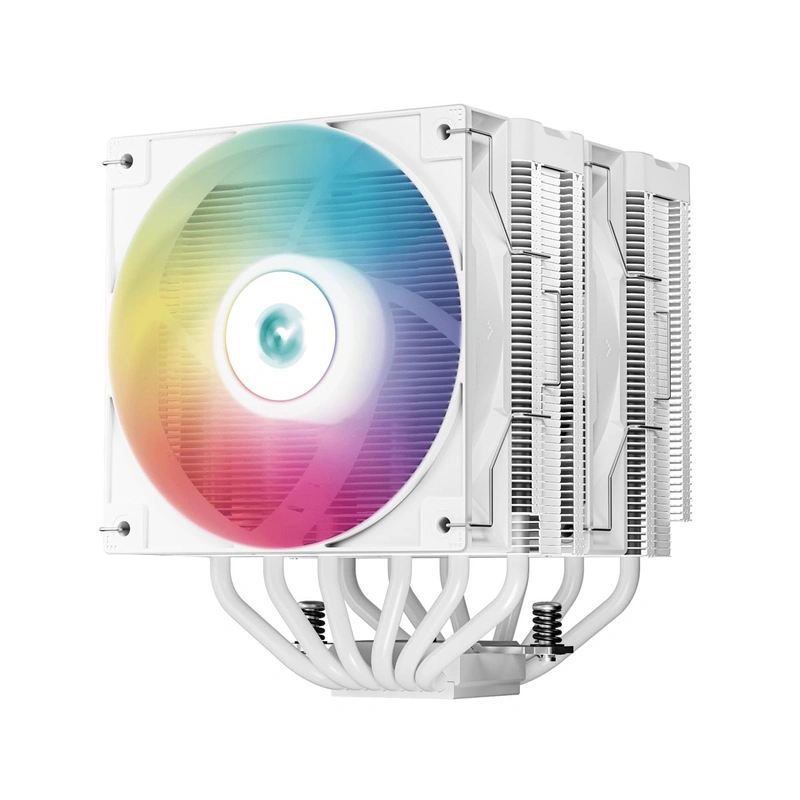 Tản nhiệt khí Deepcool AG620 Digital WH ARGB - Trắng, nhập khẩu | Hai tháp, hiển thị nhiệt độ