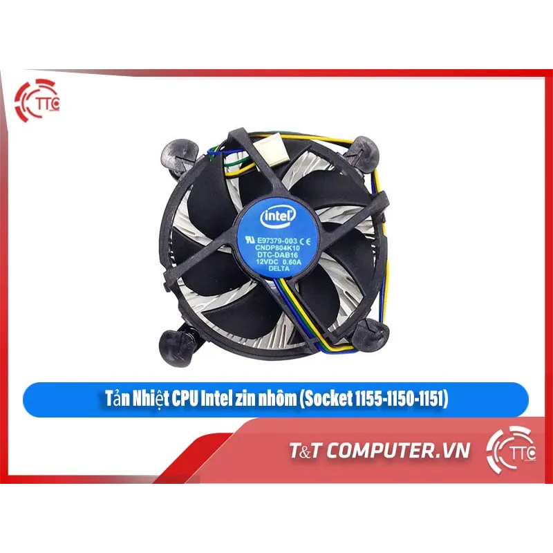 Tản nhiệt khí CPU Intel zin nhôm (Socket 1155-1150-1151)