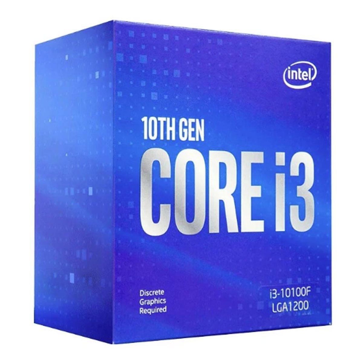 CPU Intel Core I3 10105 | LGA1200, Turbo 4.40 GHz, 4C/8T, 6MB Box Chính Hãng