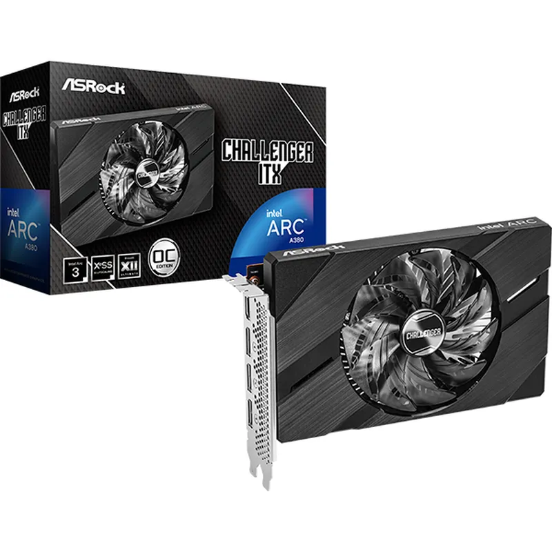 Card màn hình ASRock Intel Arc A380 Challenger ITX 6GB OC