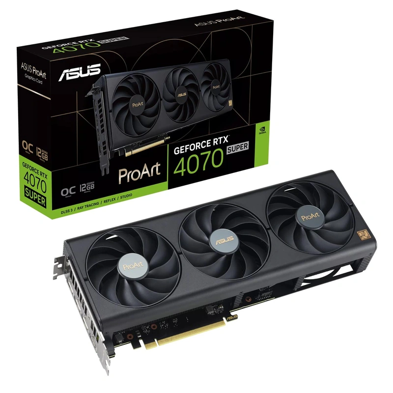 Card màn hình ASUS ProArt RTX 4070 SUPER 12GB GDDR6X OC Edition