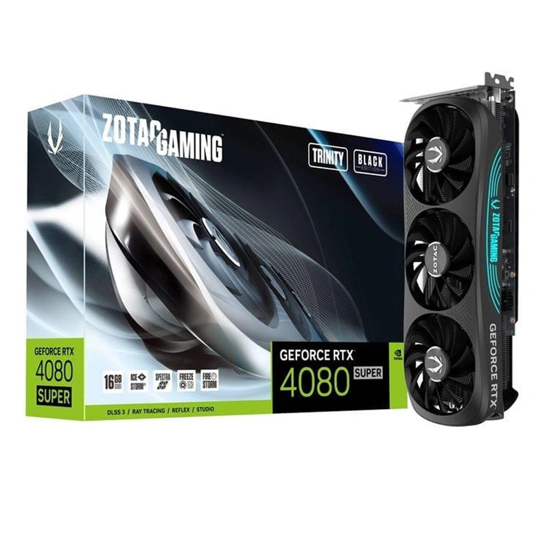 Card màn hình ZOTAC GAMING RTX 4080 SUPER Trinity Black Edition 16GB GDDR6X (ZT-D40820D-10P)