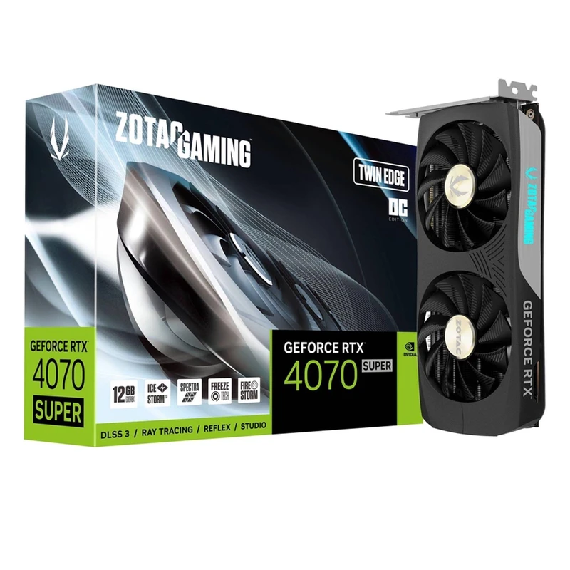 Card màn hình ZOTAC GAMING RTX 4070 SUPER Twin Edge OC 12GB GDDR6X (ZT-D40720H-10M)