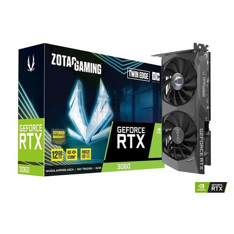 Card màn hình ZOTAC Gaming RTX 3060 Twin Edge 12GB DDR6 Ver 2
