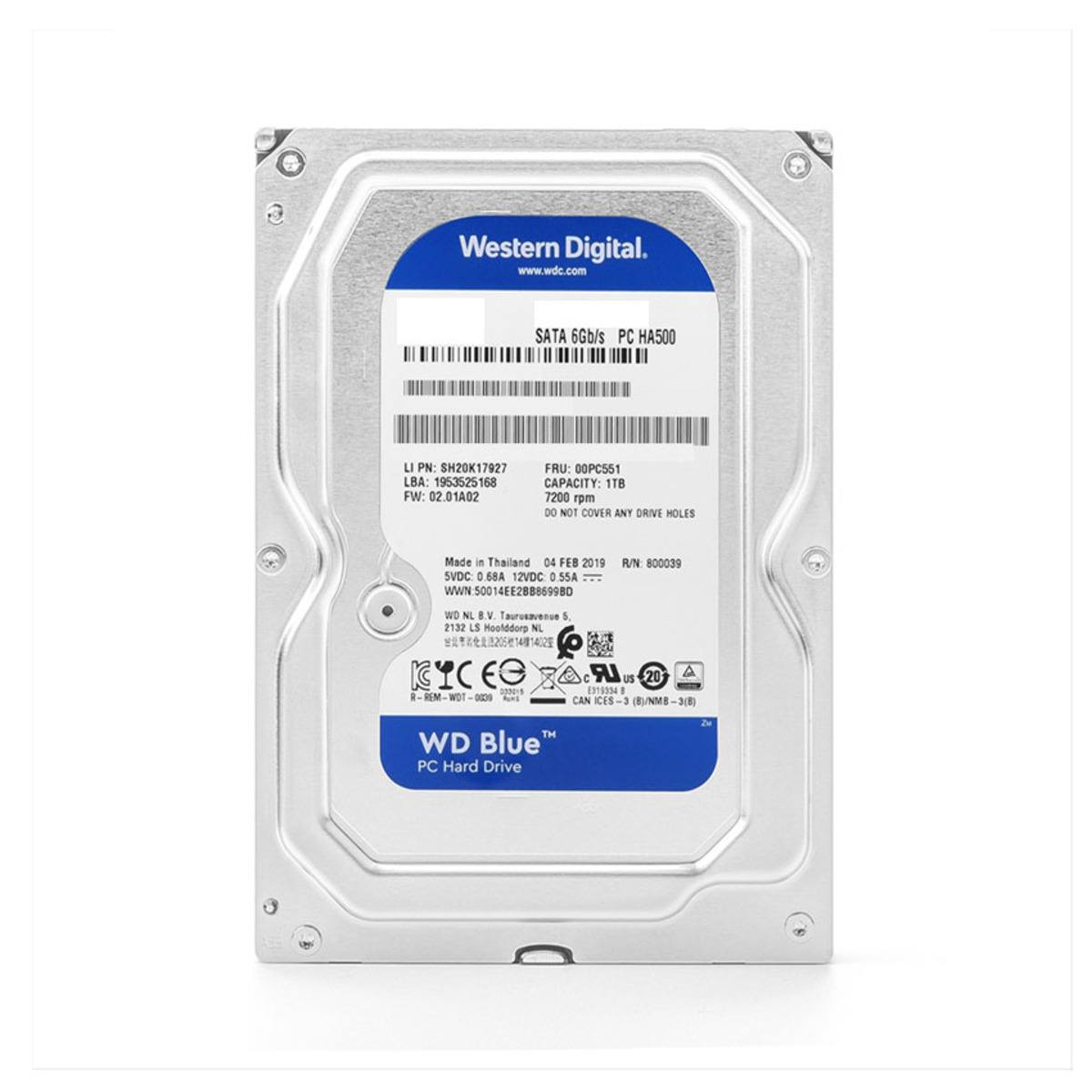 Ổ cứng HDD Wd Sata 3 1Tb Caviar Blue 3.5Inch 7200Rpm (WD10EZEX)