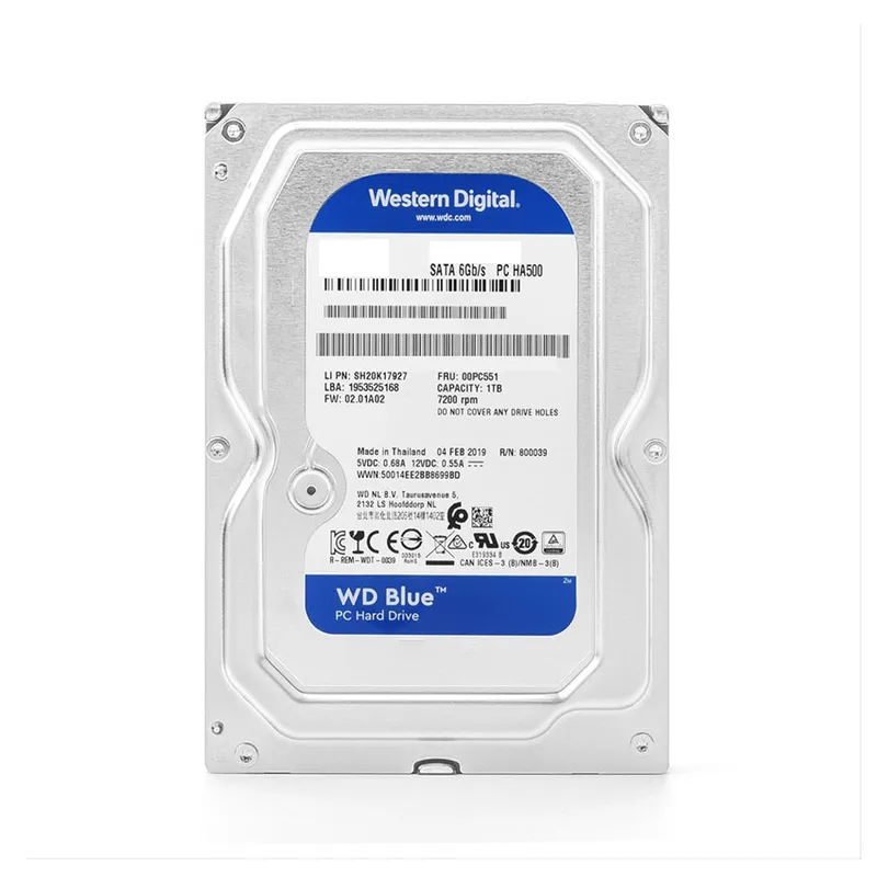 Ổ cứng HDD Wd Sata 3 2Tb Caviar Blue 3.5Inch 5400Rpm