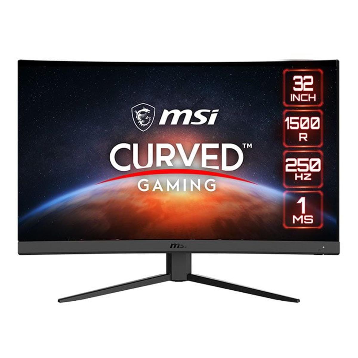 Màn hình máy tính Gaming MSI G32C4X | 31.5 inch, Full HD, VA, 250Hz, 1ms, cong