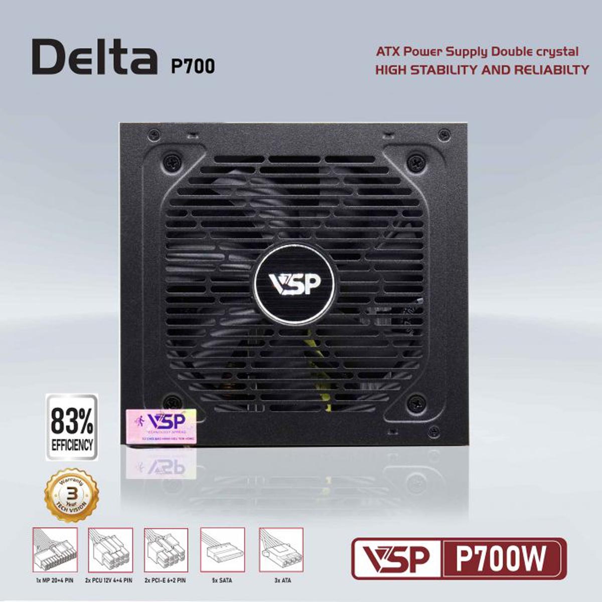 Nguồn Máy Tính cũ VSP Delta P700W