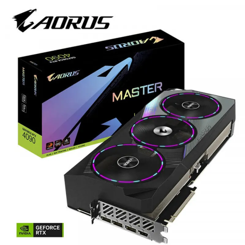 Card màn hình cũ Gigabyte RTX 4090 24G AORUS MASTER
