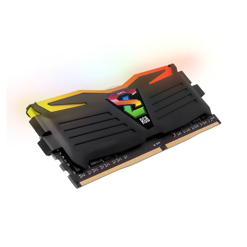 Ram Geil Super Luce Black RGB 8GB DDR4 3600MHz (GLS48GB3600C18BSC)