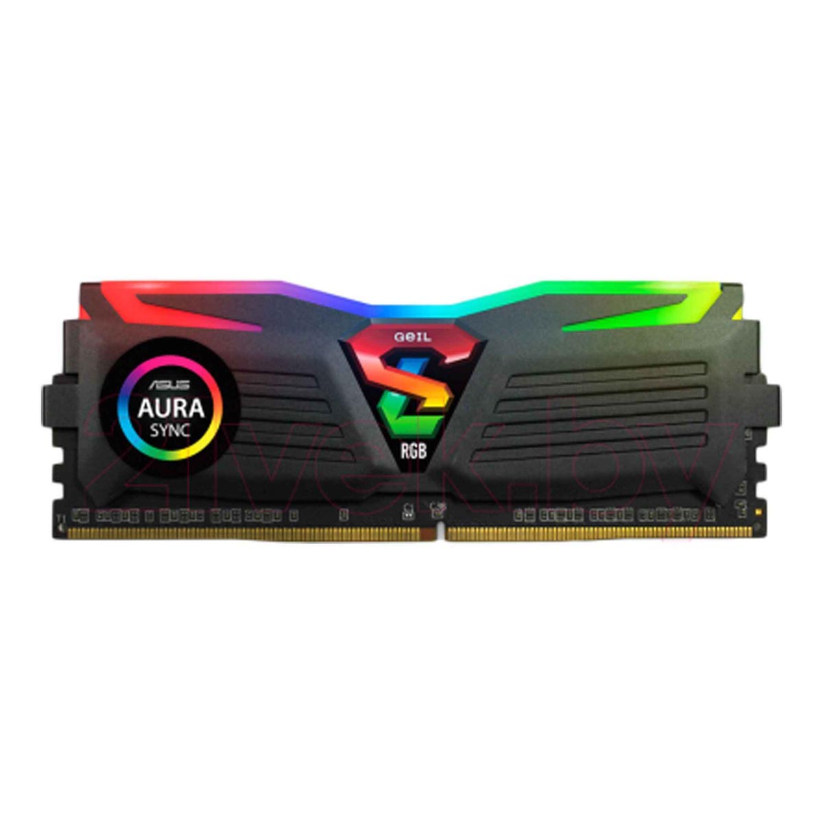 Ram Geil Super Luce Black RGB 8GB DDR4 3600MHz (GLS48GB3600C18BSC)