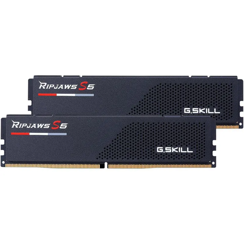 Ram GSkill Ripjaws S5 Black 32GB | 16x2, DDR5, 5200MHz F5-5200J4040A16GX2-RS5K